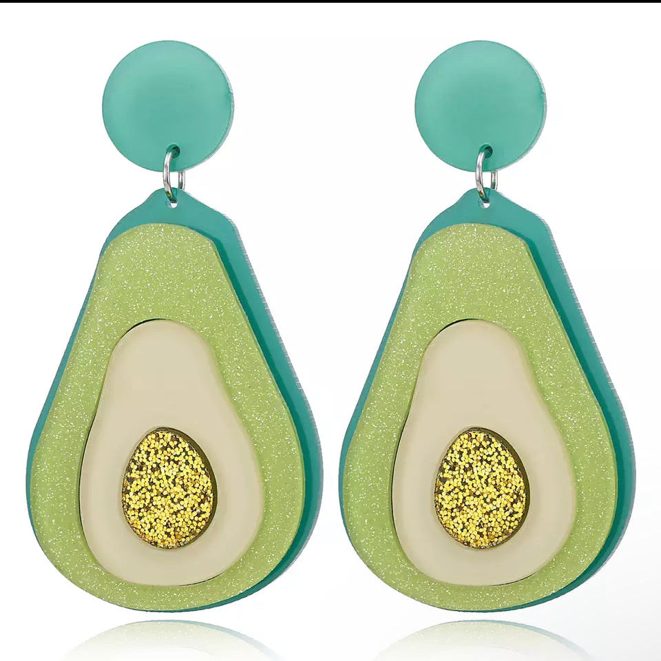 Hold The Guac (Avocado) - Earrings