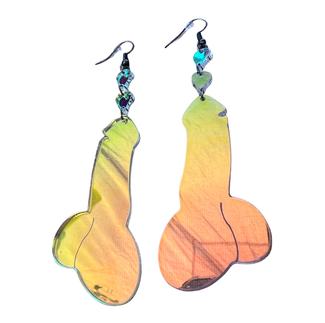 Dang-a-lang (Iridescent Penis) - Earrings