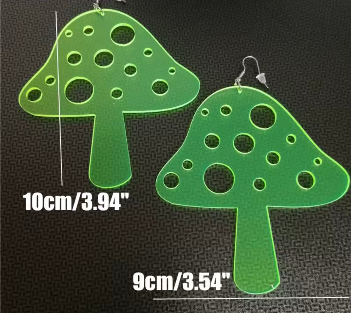 Mellow Mushroom - Earrings 🍄