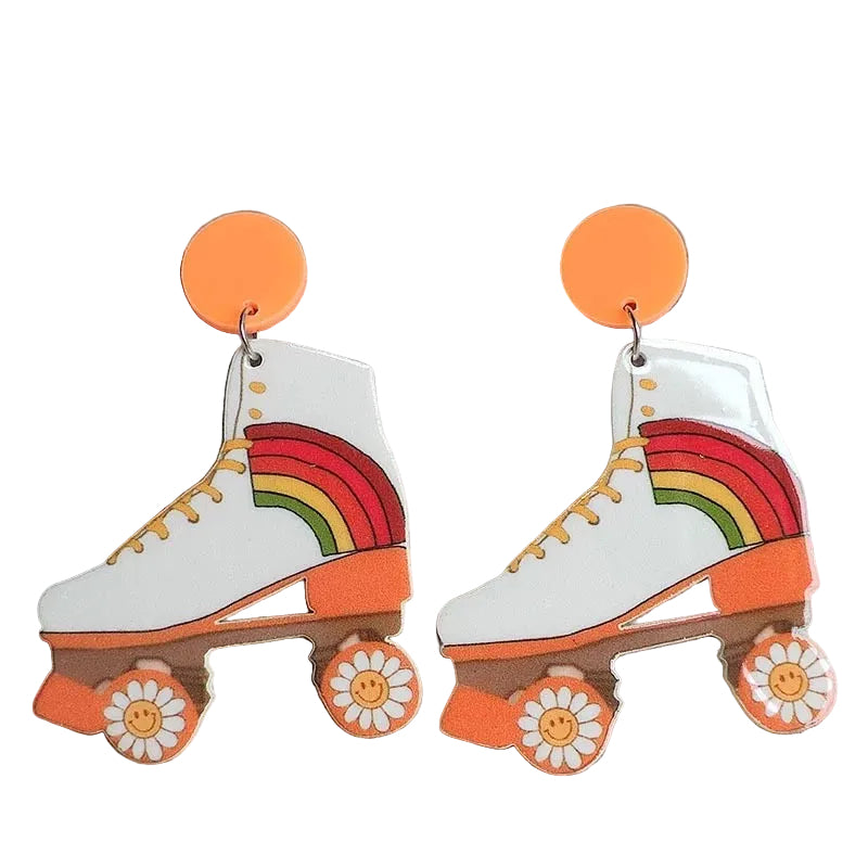 Roll, Bounce, Skate! - Earrings