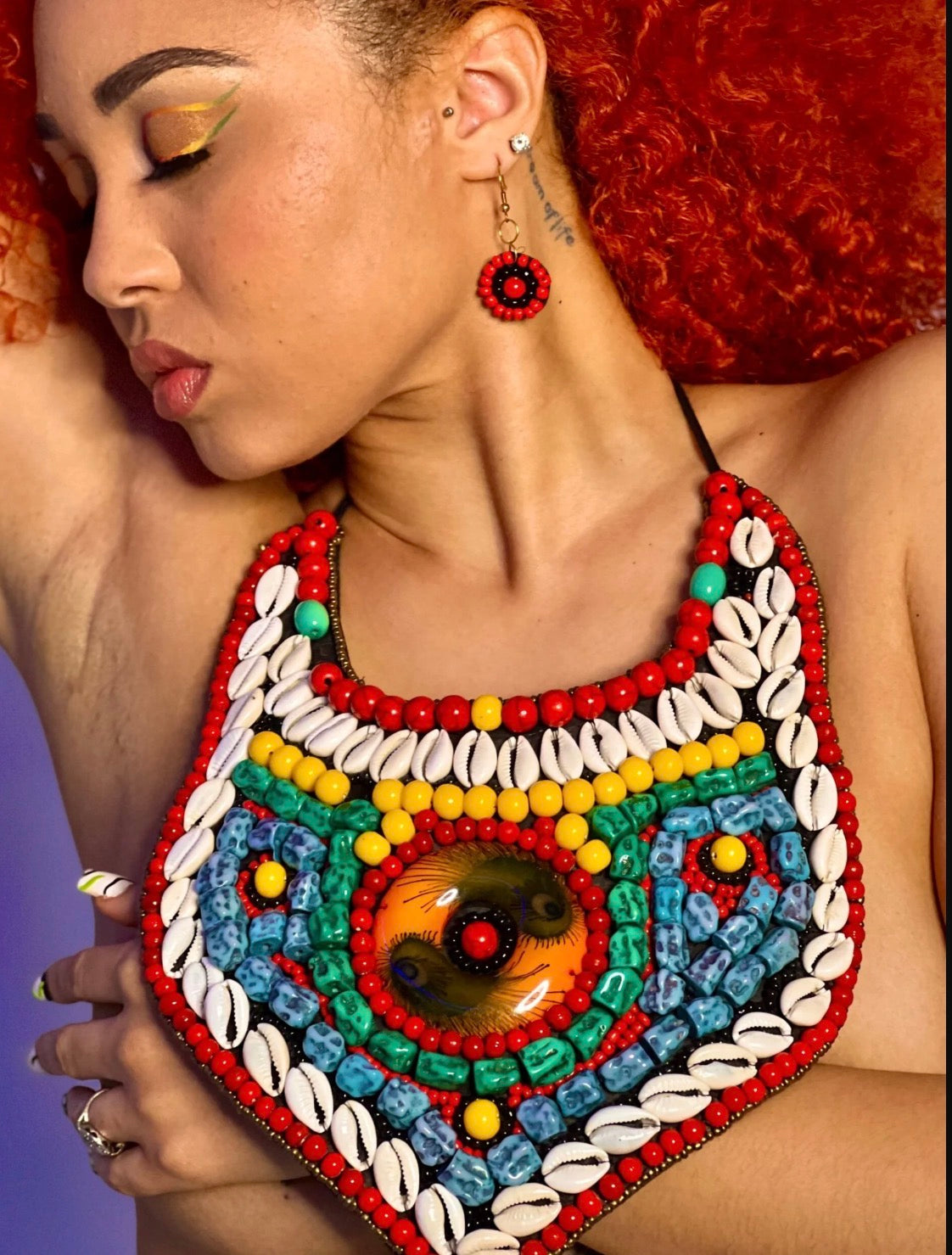 Indigenous Tribe Bib - Necklace