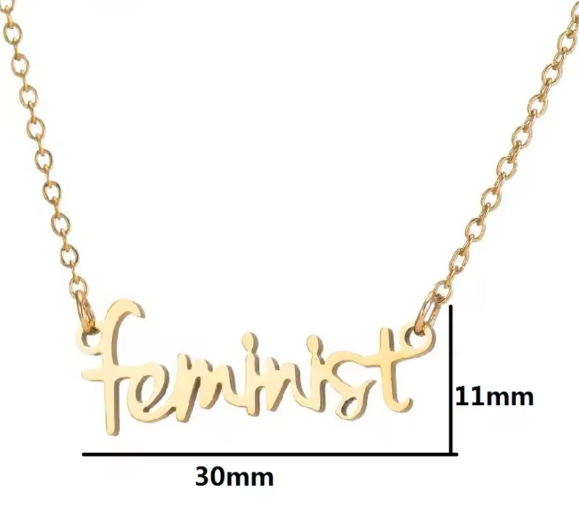 I’m A Feminist - Necklace