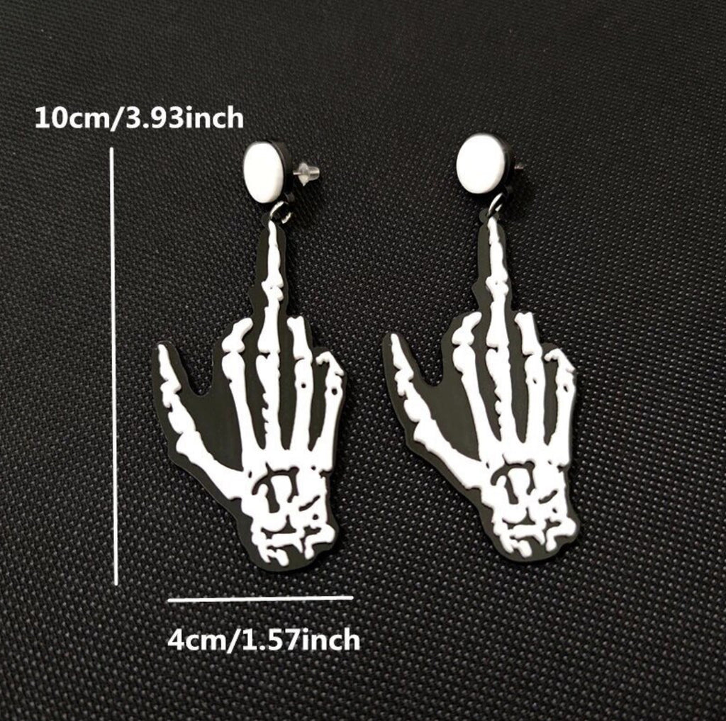 Bad To The Bone - Earrings