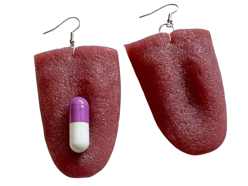 Lemme See Your Tongue Ring - Earrings