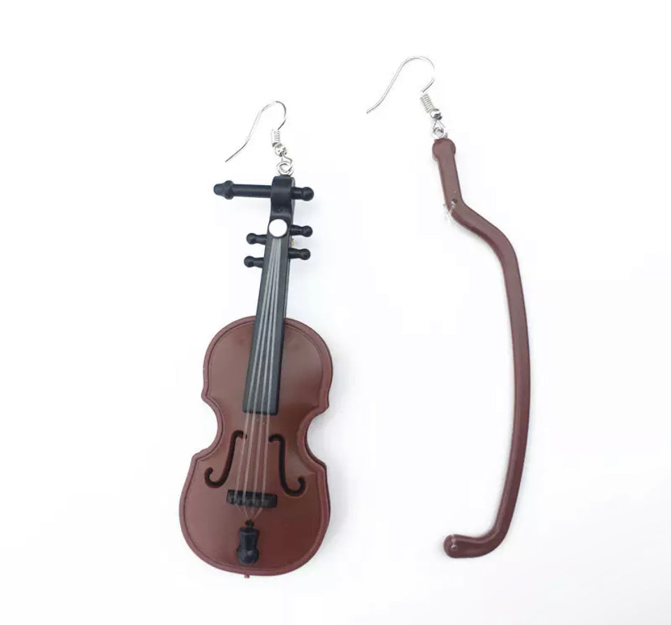 Don’t String Me Along (Violin) - Earrings