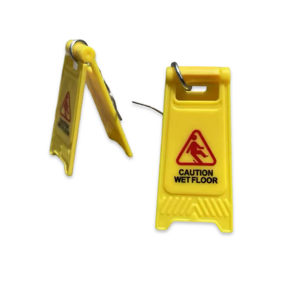 Be Cautious! (Caution Sign) - Earrings
