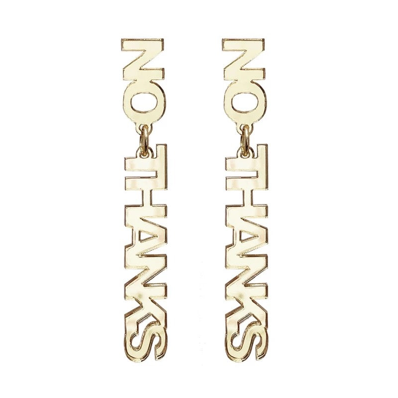 No Thanks! - Earrings