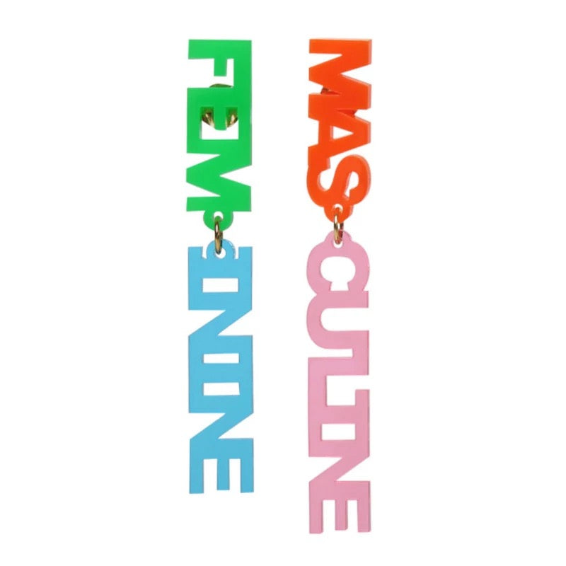 Masculine and Feminine Energy - Earrings