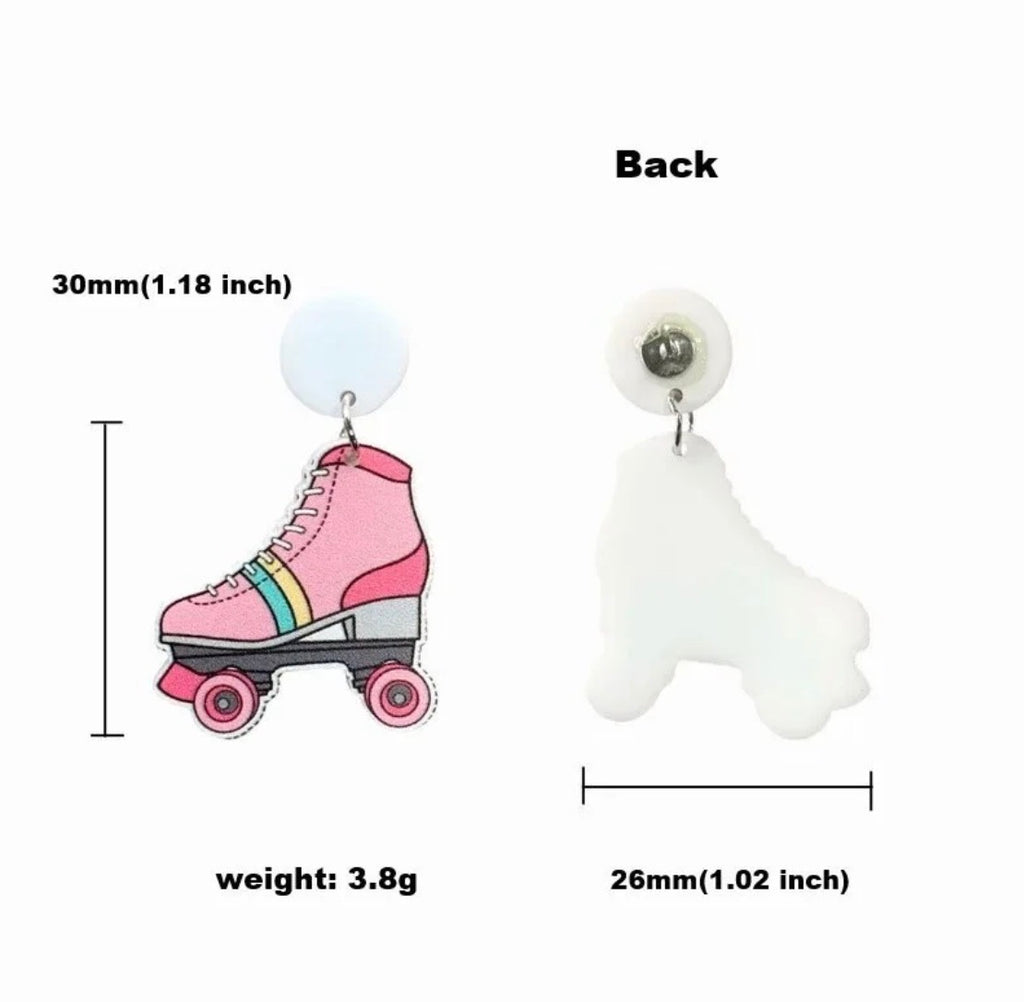 Let The Good Times Roll (Roller Skates) - Earrings
