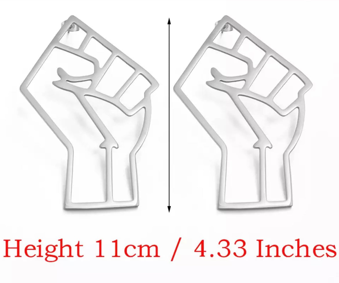 Power to the People (Fist) - Earrings