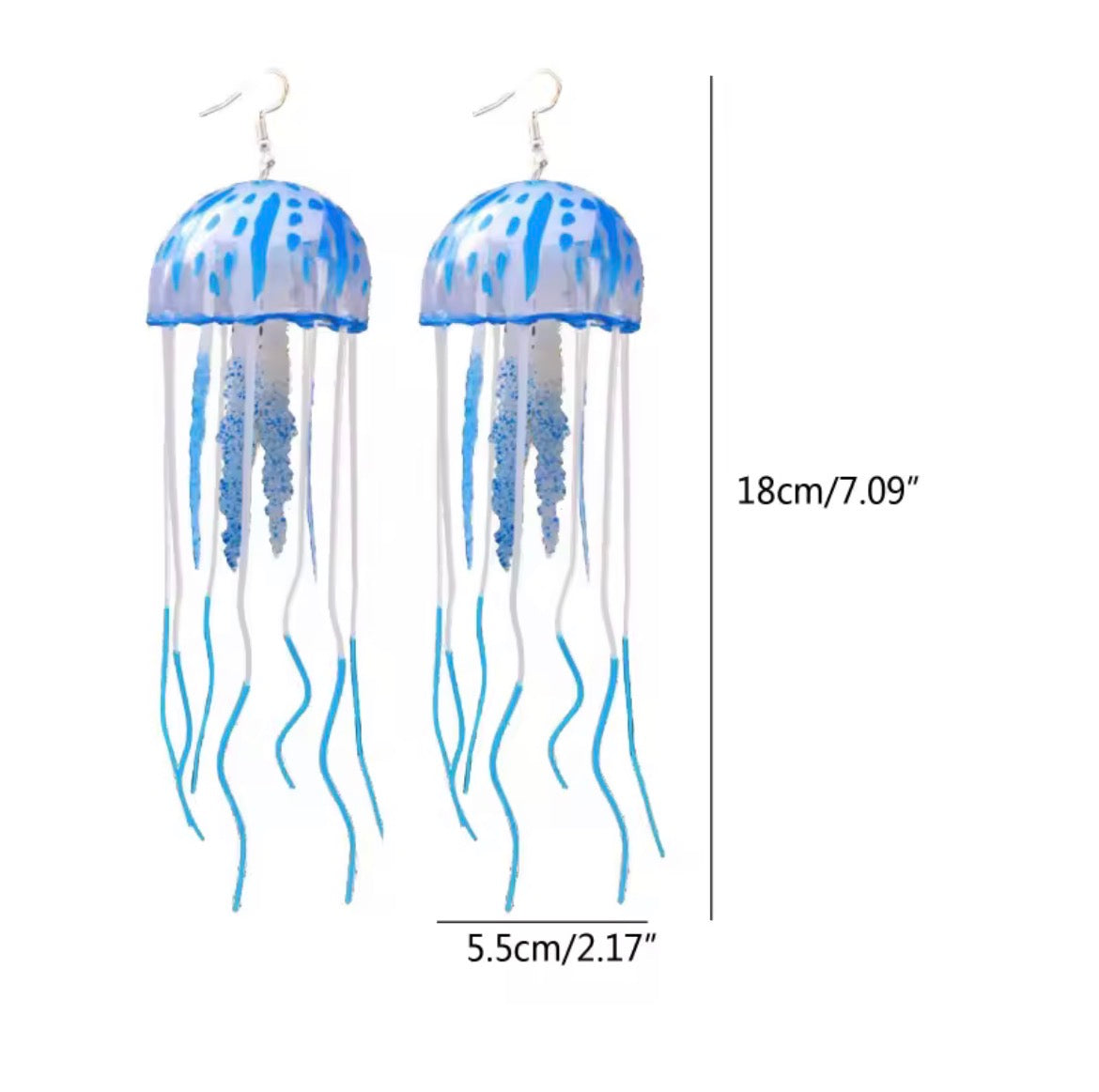 Jell-A-Sea (Neon Jellyfish) - Earrings