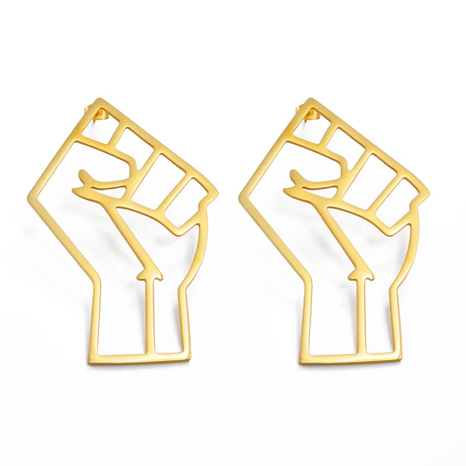 Power to the People (Fist) - Earrings