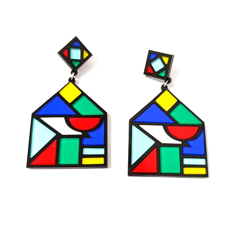 Stained Glass Window - Earrings