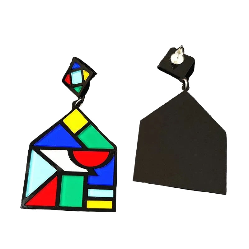 Stained Glass Window - Earrings