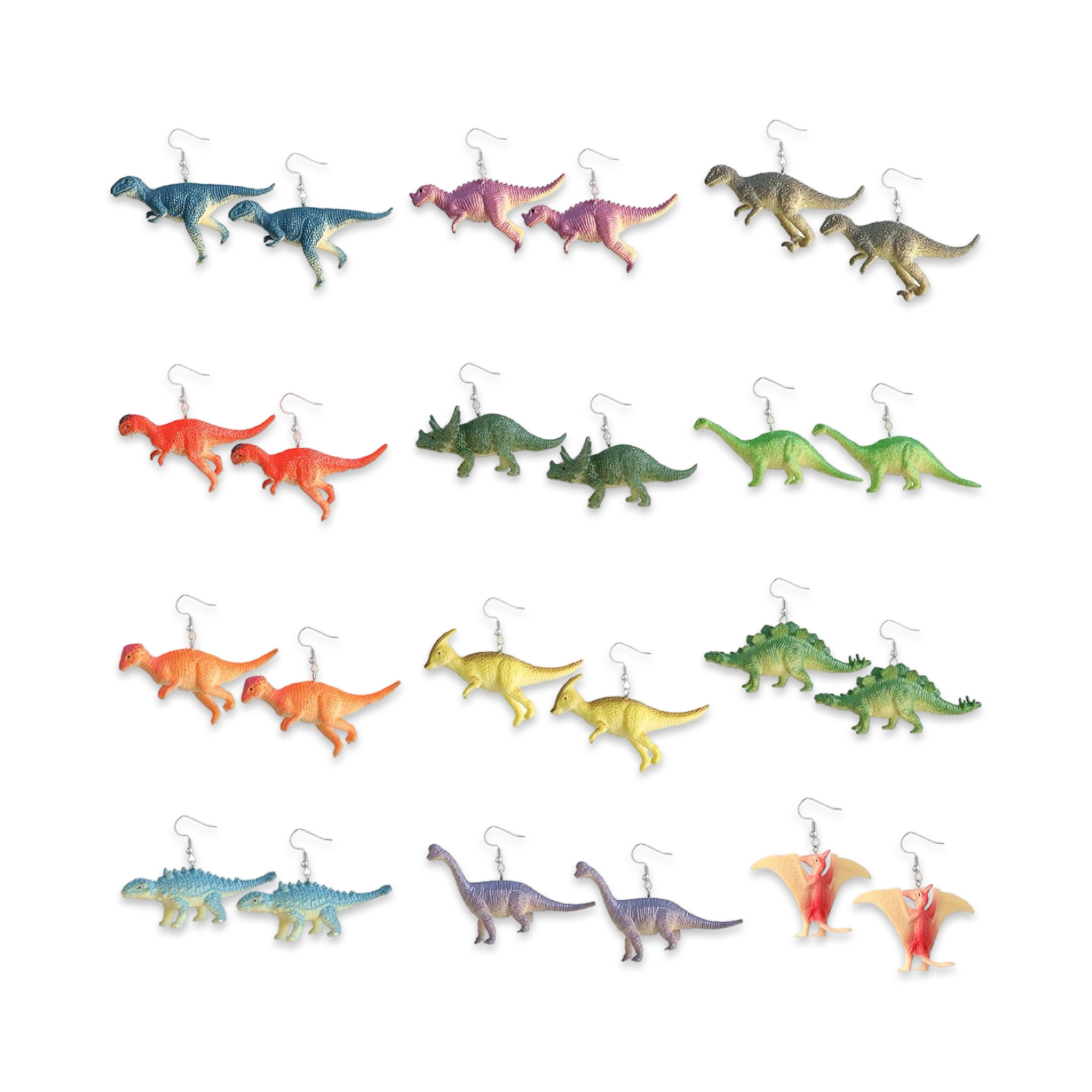Dino-mite (Dinosaur) - Earrings