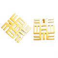 Nea Onnim (Knowledge) - Metal - Earrings
