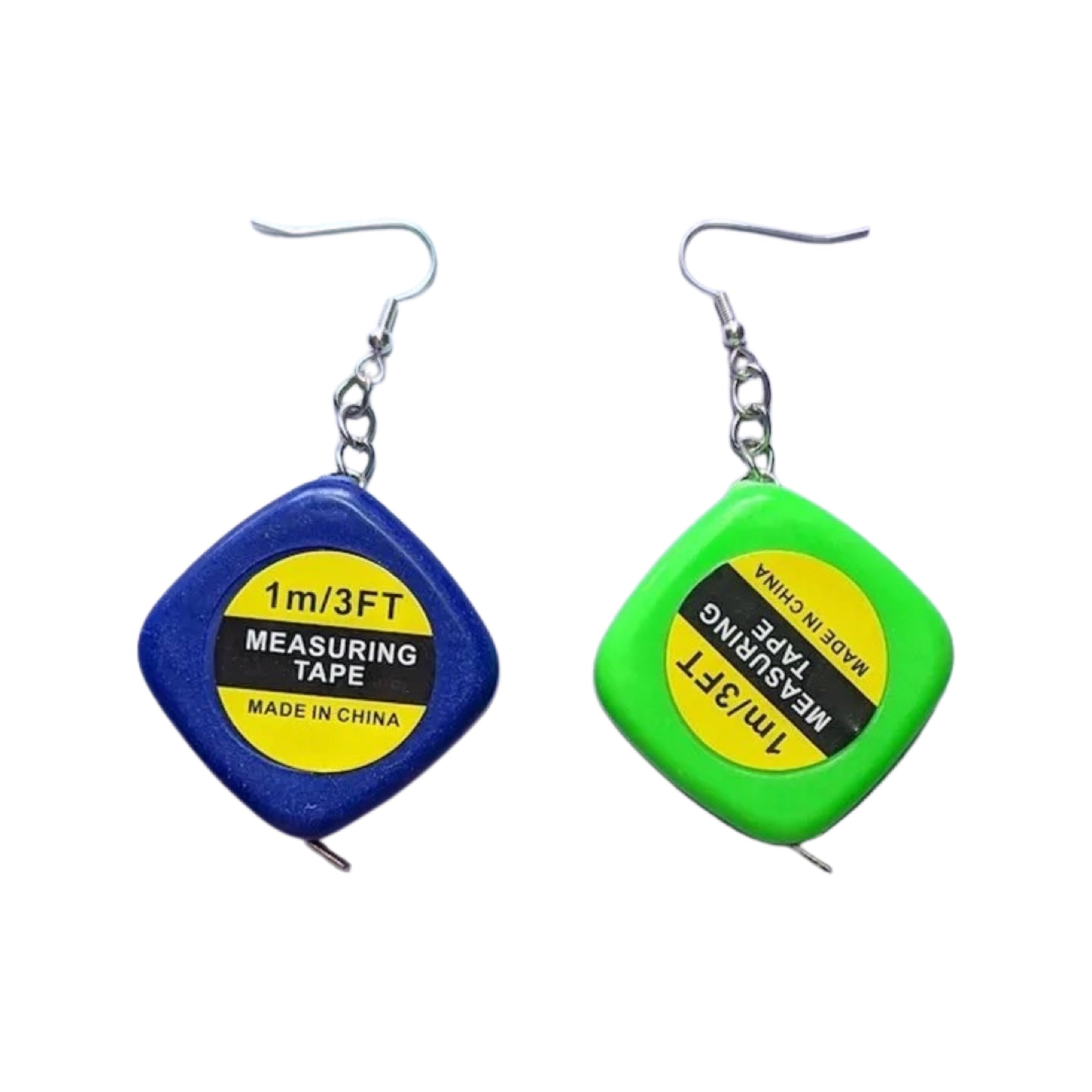 How Many Inches? (Measuring Tape) - Earrings
