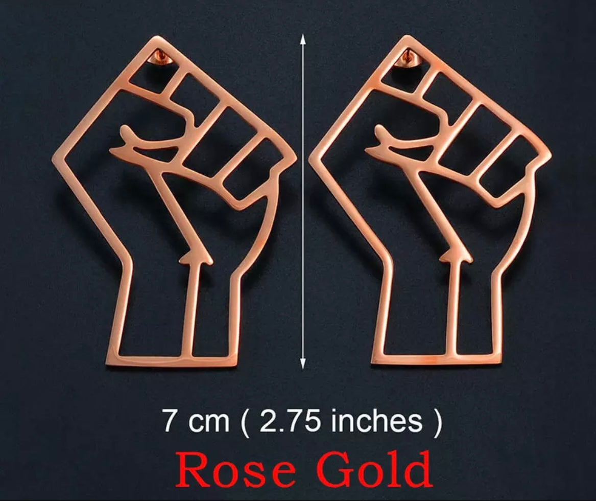 Power to the People (Fist) - Earrings