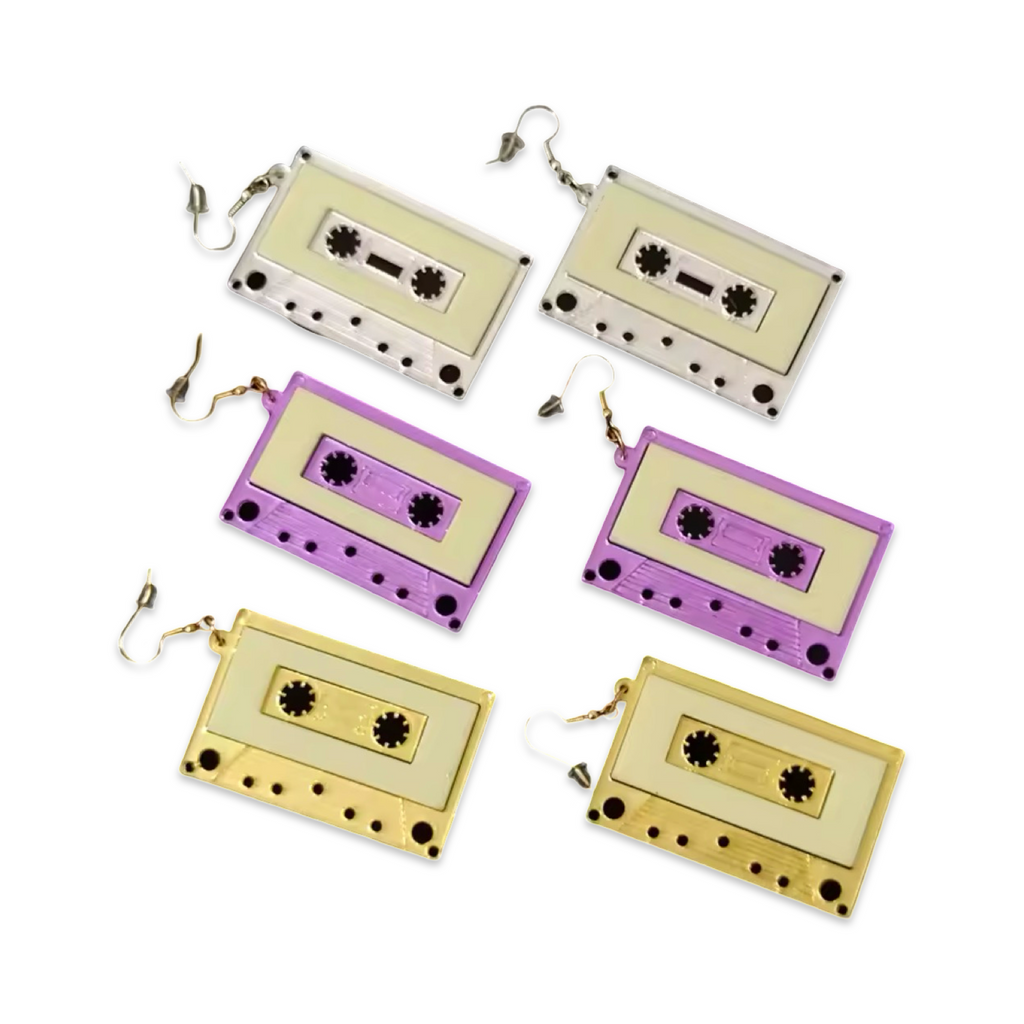 Cassette Tape - Earrings
