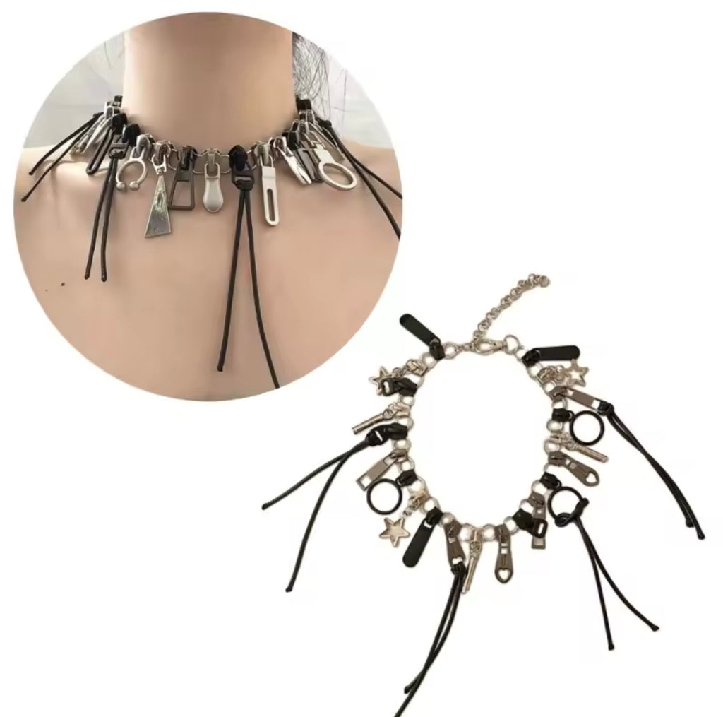 Just Zip It! - Necklace