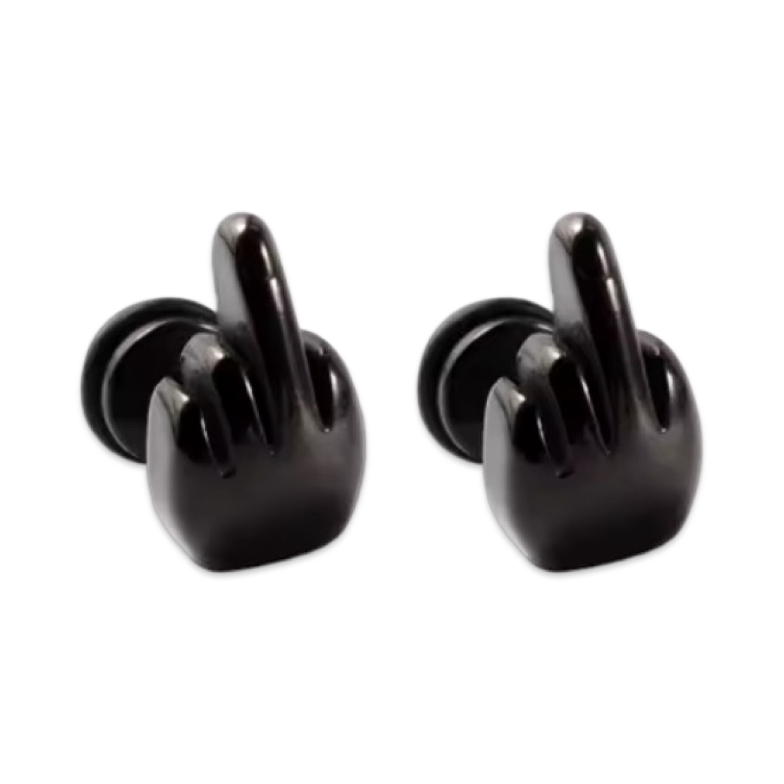 Mini Fuck (Middle Finger Stud) - Earrings