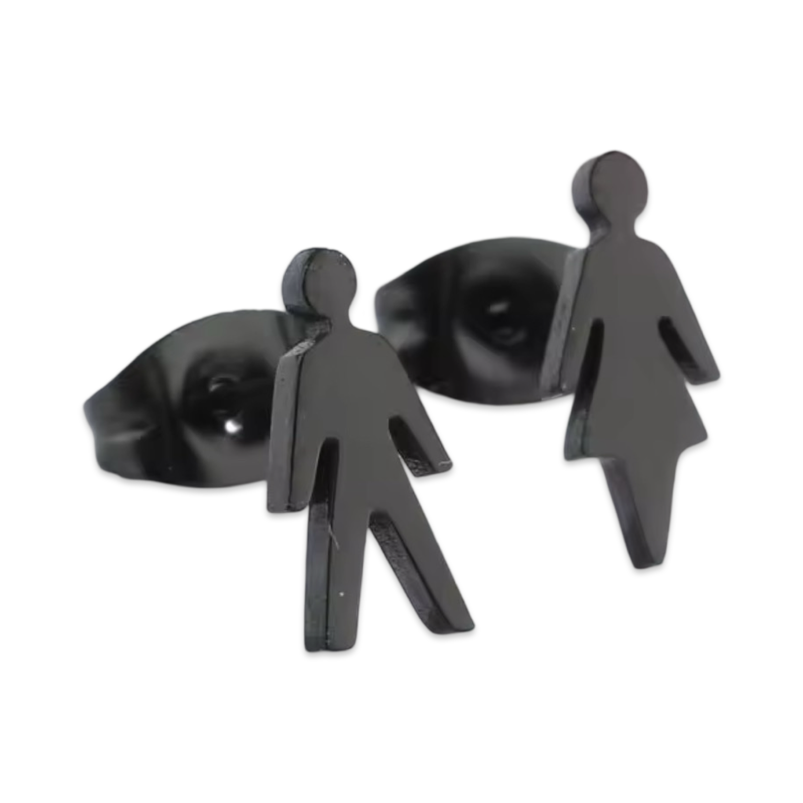 Bathroom Signs (Mini Studs) - Earrings