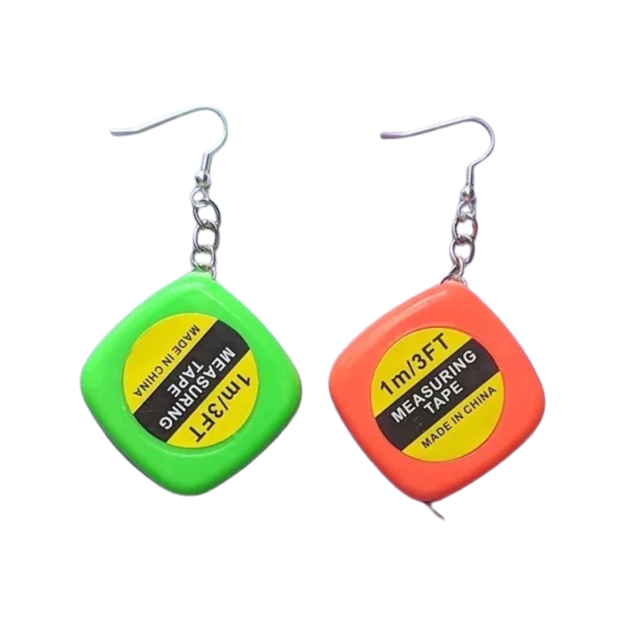 How Many Inches? (Measuring Tape) - Earrings