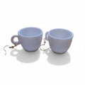 Spill The Tea (White Cup) - Earrings