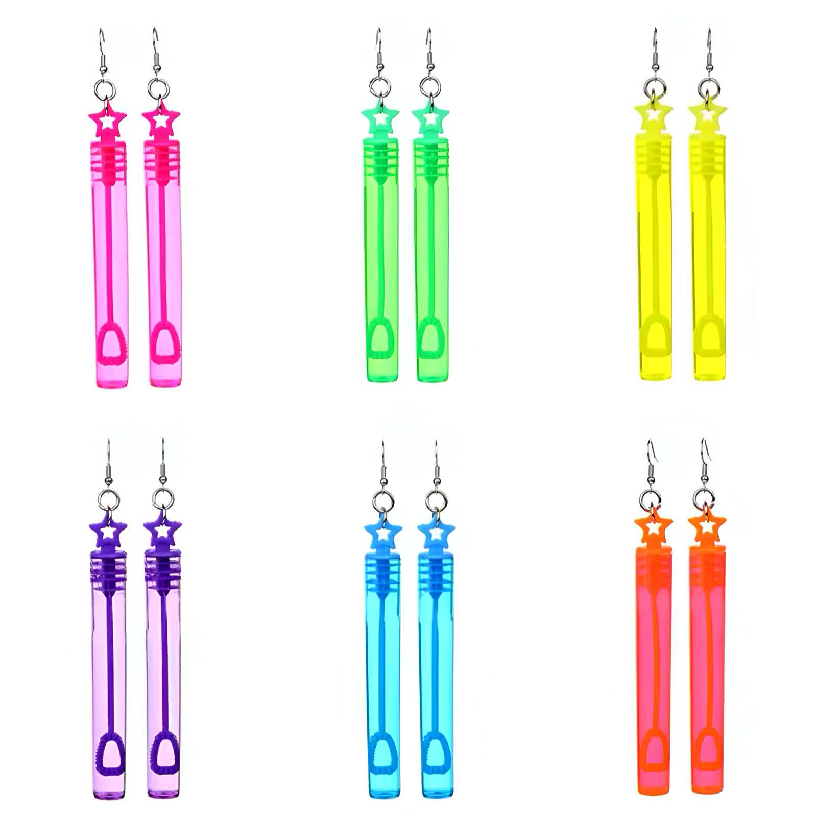 Bubbly (Bubble Wand) - Earrings