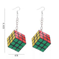 Rubik's Cube - Earrings