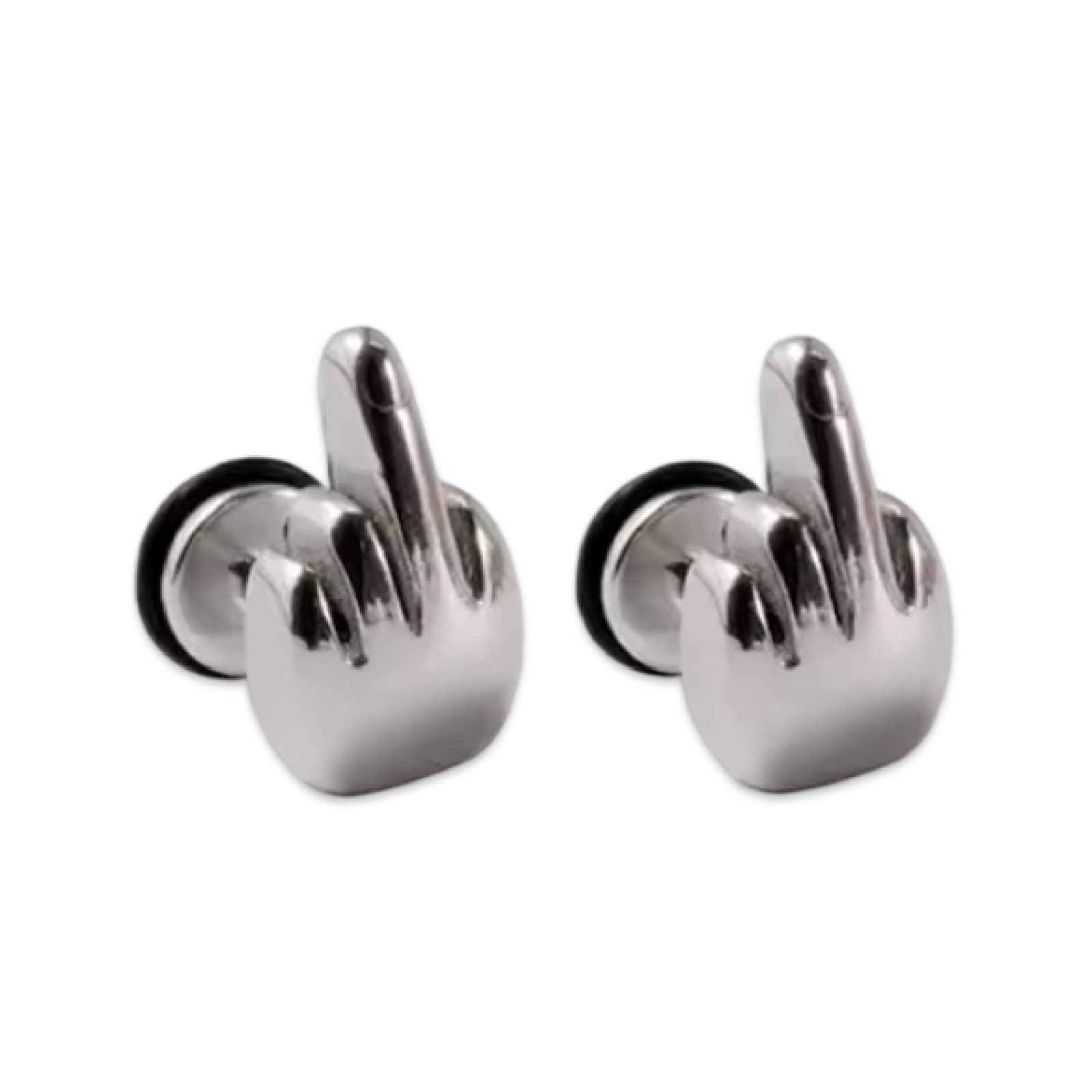 Mini Fuck (Middle Finger Stud) - Earrings