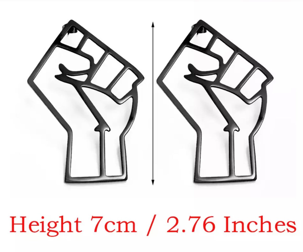 Power to the People (Fist) - Earrings