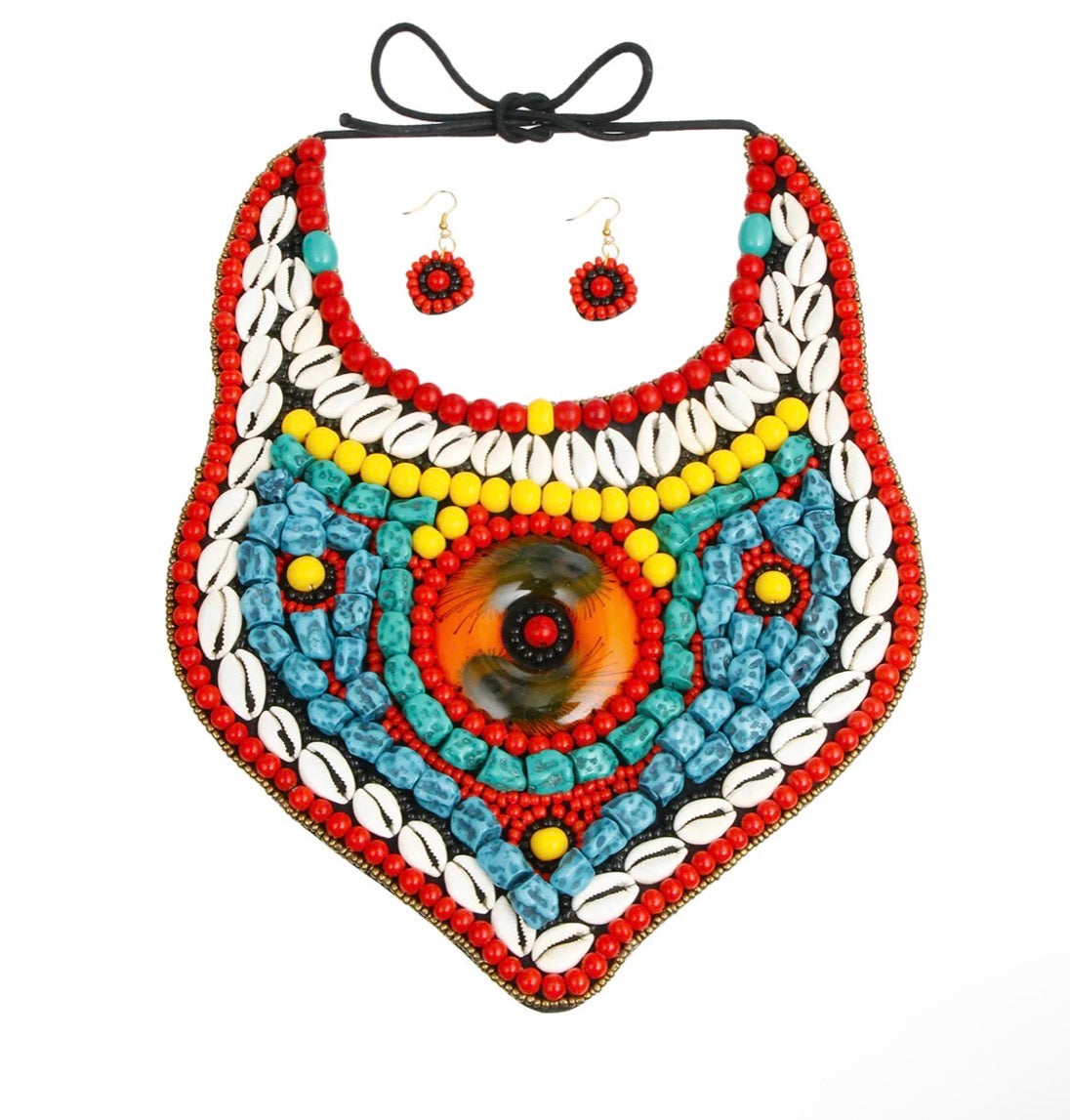 Indigenous Tribe Bib - Necklace