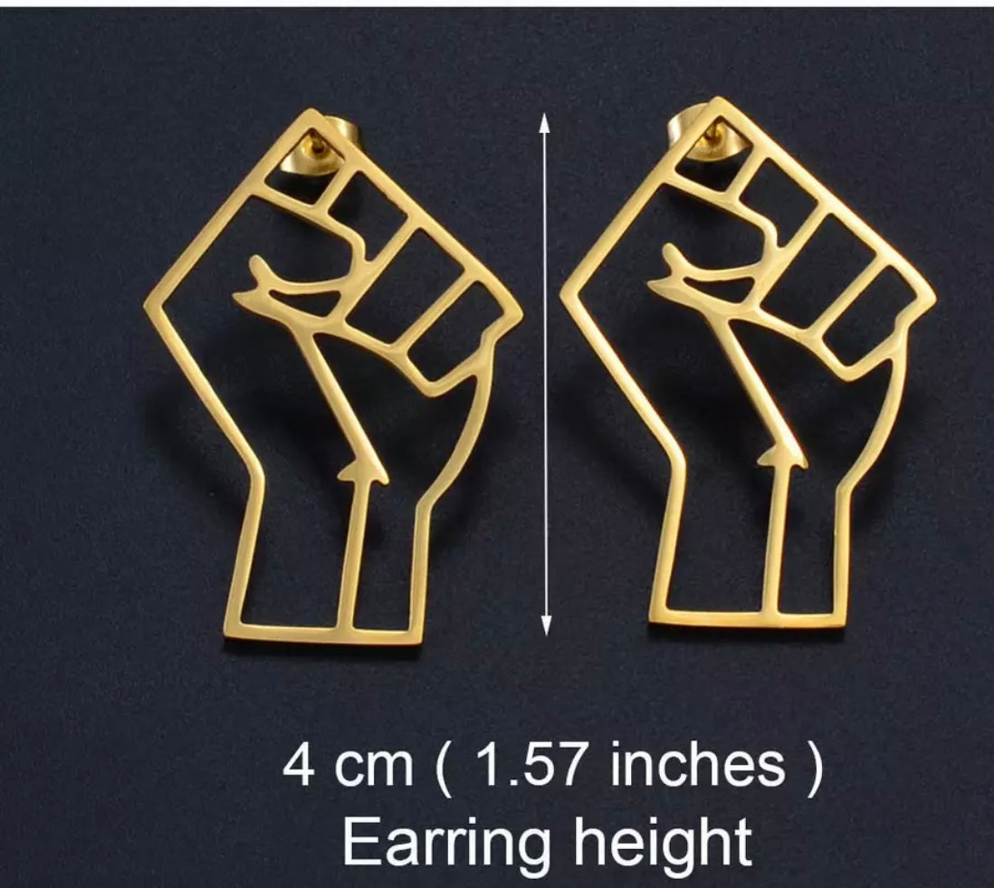 Power to the People (Fist) - Earrings