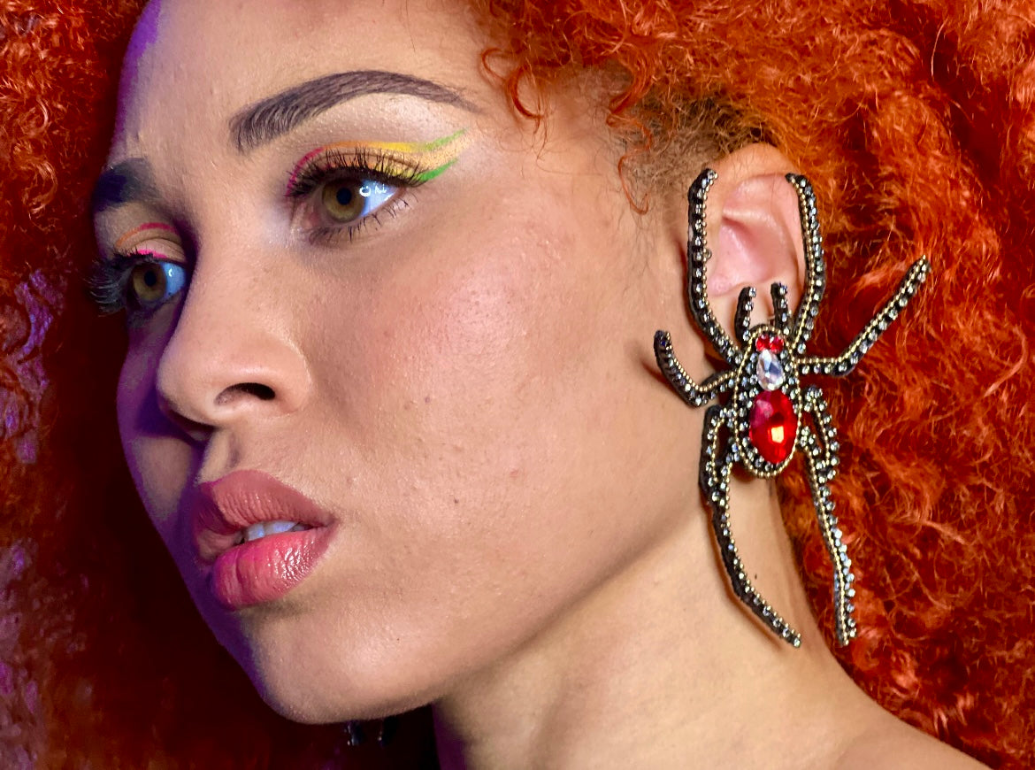 Black Widow - Earrings