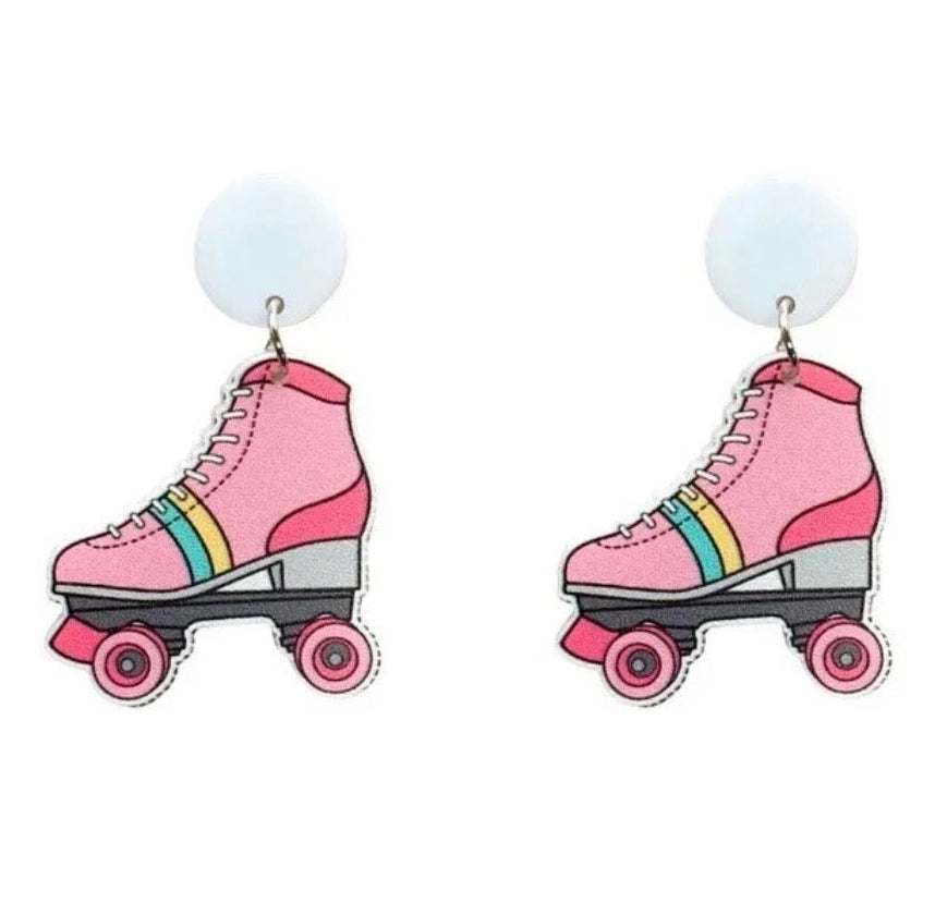 Let The Good Times Roll (Roller Skates) - Earrings