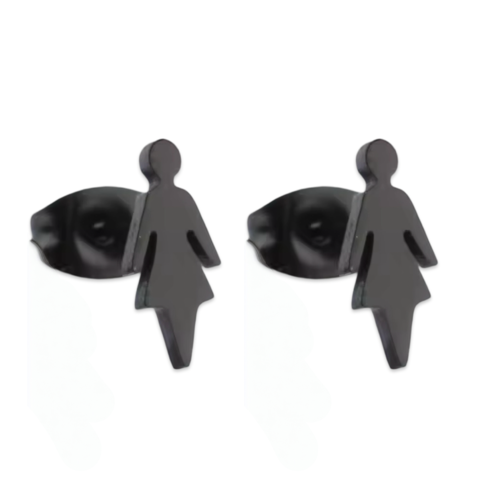 Bathroom Signs (Mini Studs) - Earrings