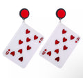 Eight of Hearts - Earrings