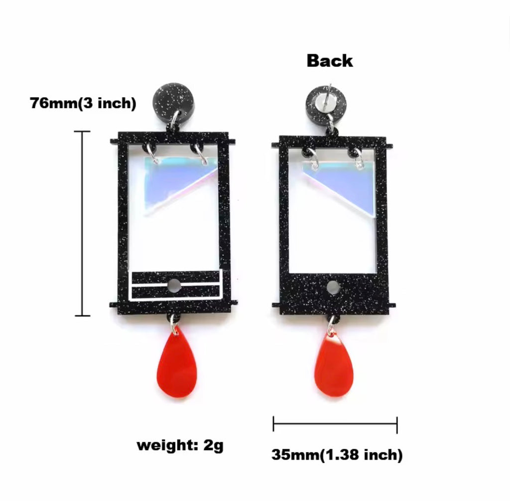 Off With His Head! (Guillotine) - Earrings