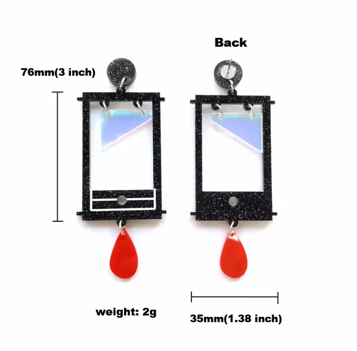 Off With His Head! (Guillotine) - Earrings