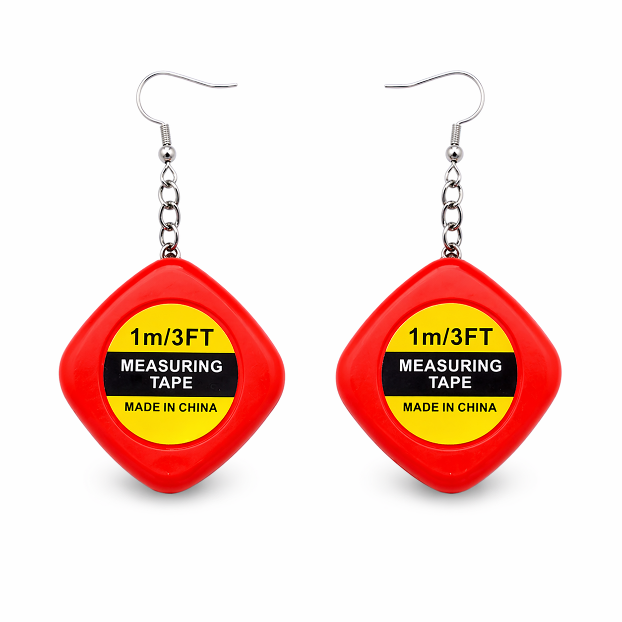 How Many Inches? (Measuring Tape) - Earrings