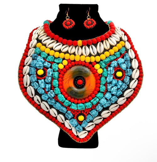 Indigenous Tribe Bib - Necklace