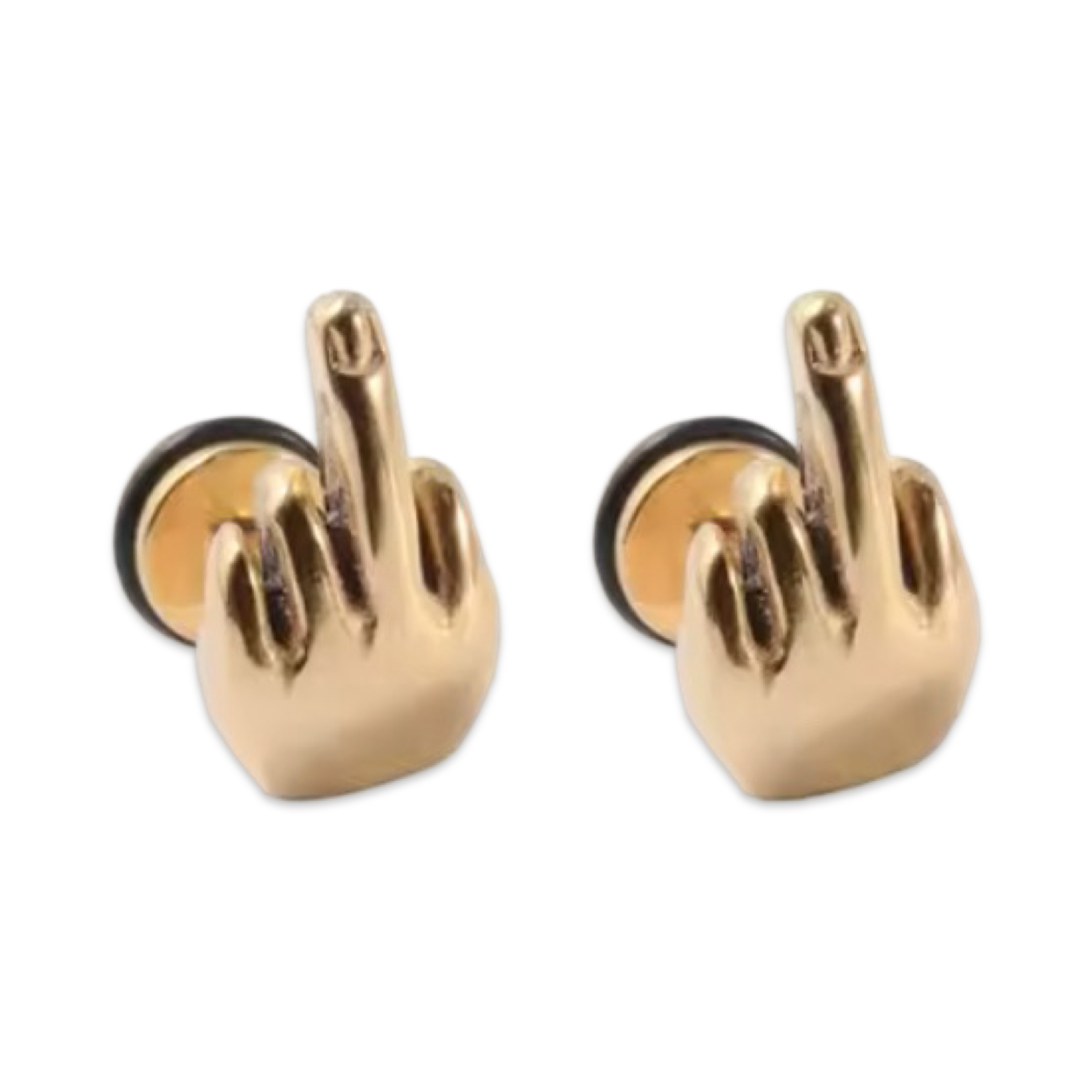 Mini Fuck (Middle Finger Stud) - Earrings