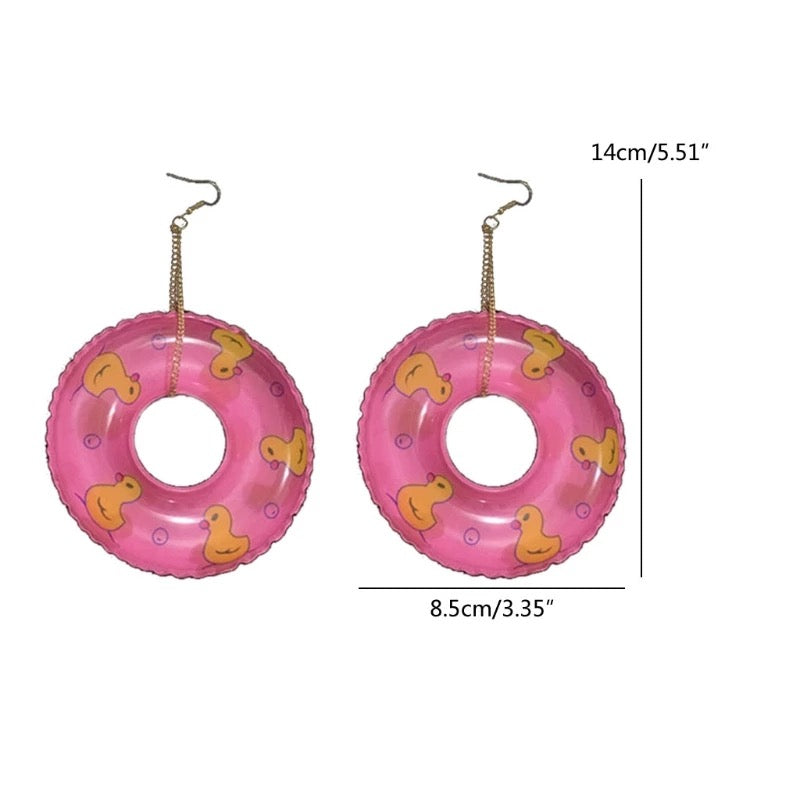Pool Party (Floatie) - Earrings