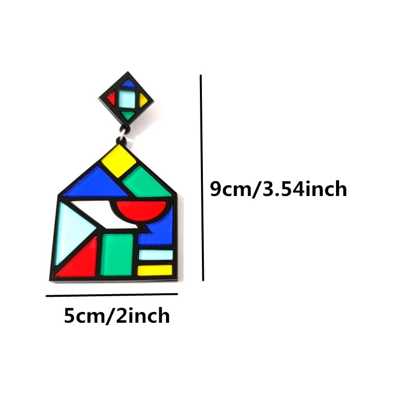 Stained Glass Window - Earrings