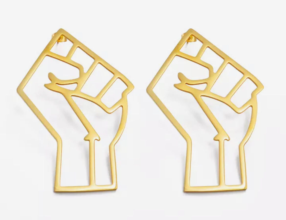 Power to the People (Fist) - Earrings