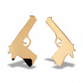 Straight Shooter (Gun) - Earrings