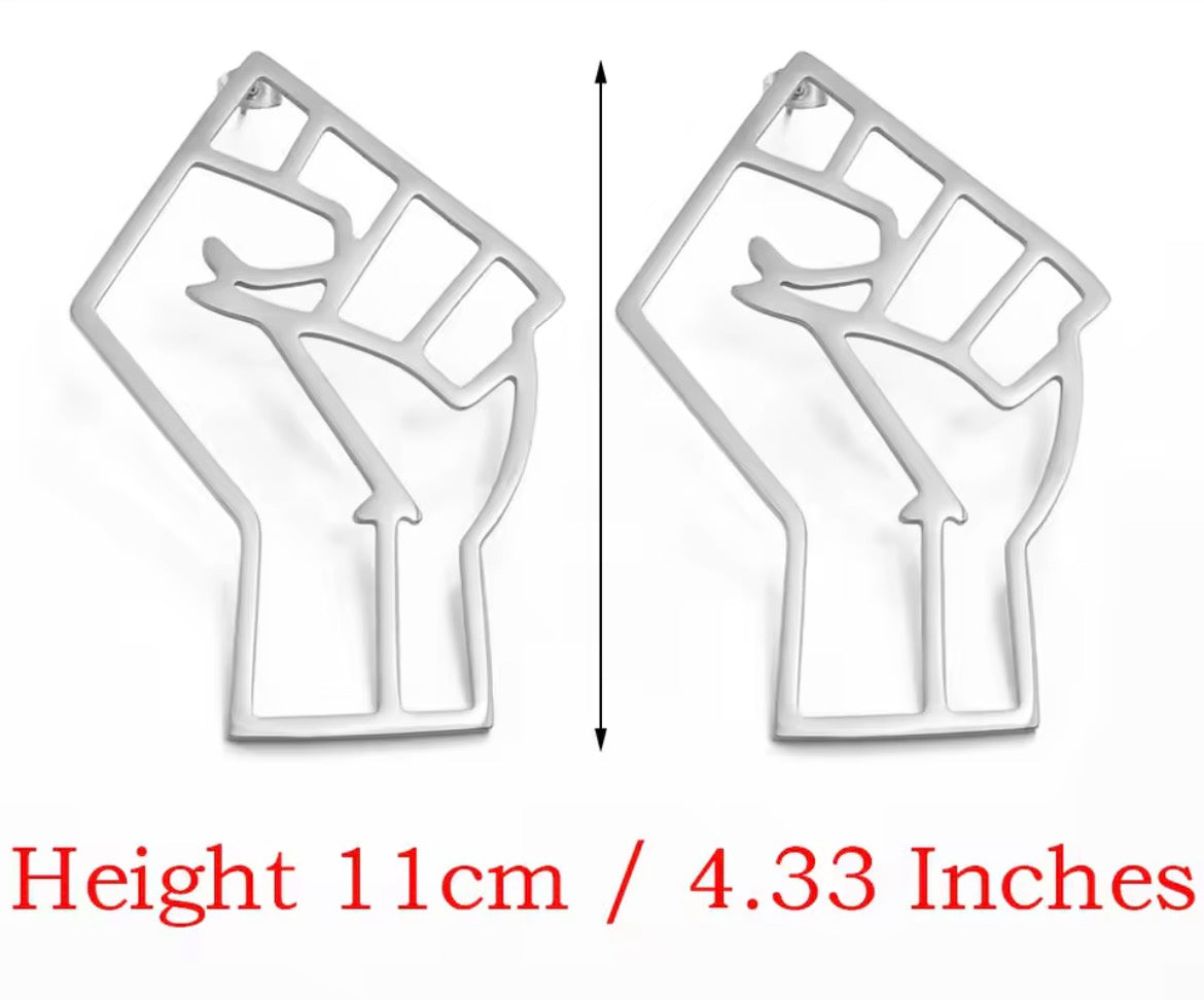 Power to the People (Fist) - Earrings