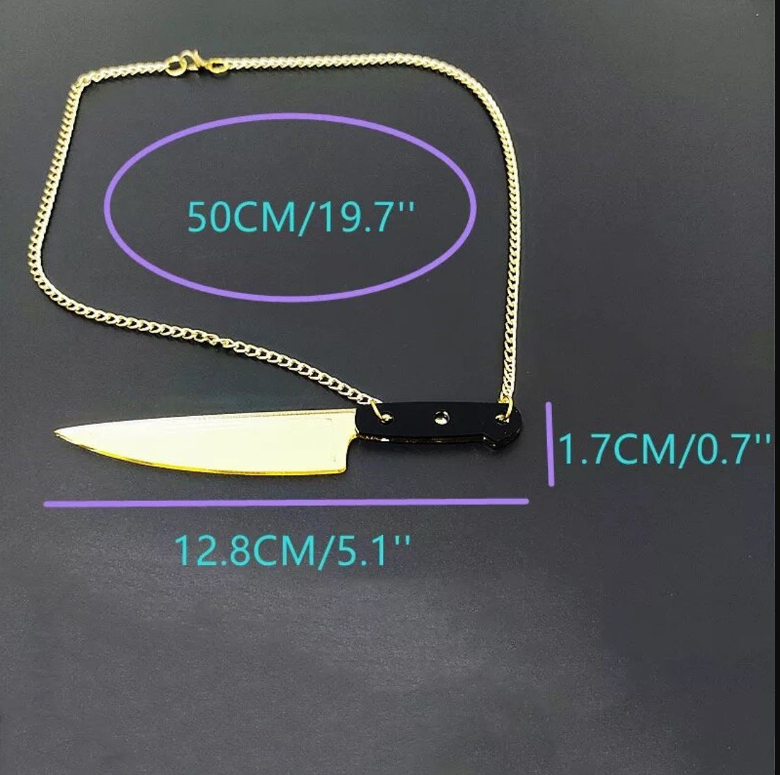 Backstabber (Knife) - Necklace