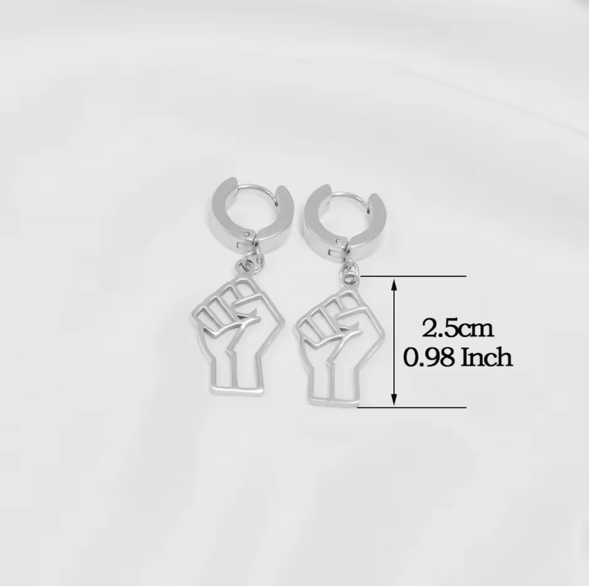 Power to the People (Fist) - Earrings